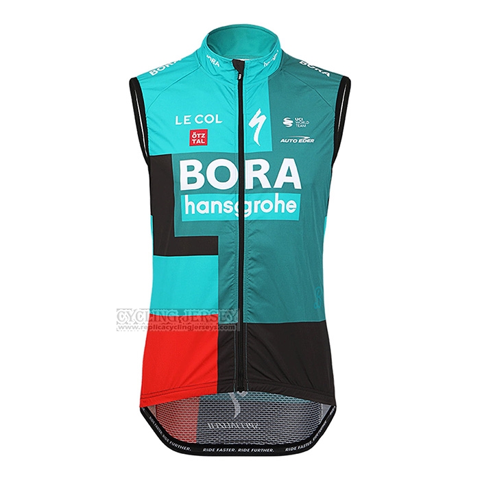 2022 Wind Vest Bora-Hansgrone Green Short Sleeve and Bib Short